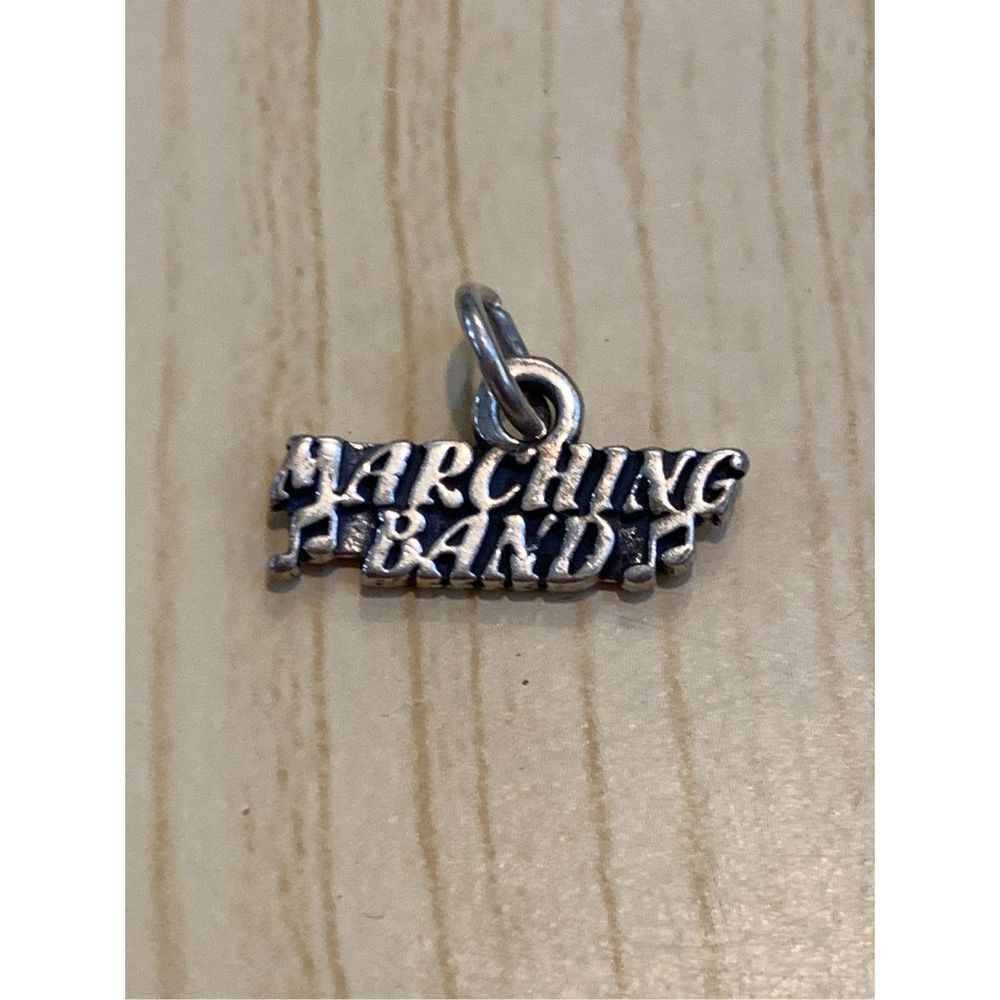 .925 Marching Band Sterling Silver Jewelry Charm #band #music